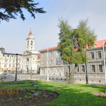 Punta Arenas und der Wettlauf zum Südpol - Das Zentrum von Punta Arenas.    FOTO: MARTIN GURTNER-DUPERREX