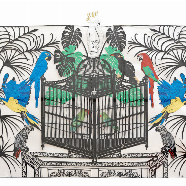 Weit mehr als Traditionelles: die Fantasiewelten von Elisabeth Bottesi und Emmanuel Fornage - «Cage aux perroquets» (Papageienkäfig), Emmanuel Fornage.    FOTOS: MARTIN GURTNER-DUPERREX