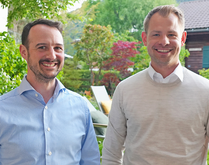 Marco Reinle von der T&R Oberland AG (links) und Lukas Breu von Breu Steiner Rechtsanwälte wurden neu in den Vorstand des Gewerbevereins gewählt. FOTO: SONJA WOLF Marco Reinle von der T&R Oberland AG (links) und Lukas Breu von Breu Steiner Rechtsanwälte wurden neu in den Vorstand des Gewerbevereins gewählt. FOTO: SONJA WOLF
