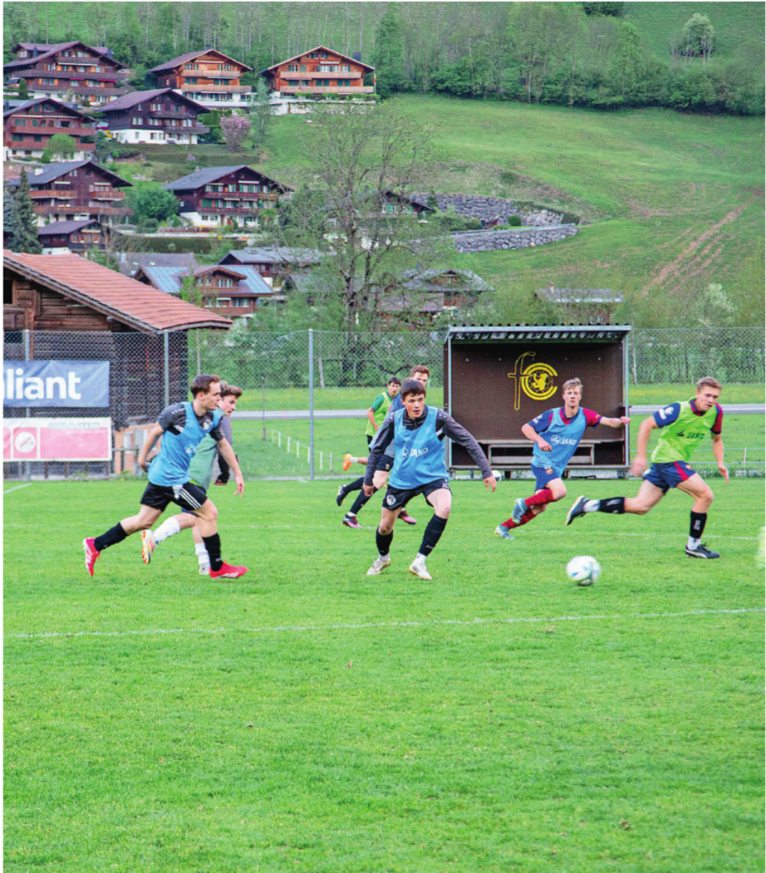 Körpereinsatz und Tempo gehören beim Training dazu. Körpereinsatz und Tempo gehören beim Training dazu.