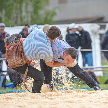 Oberländisches Schwingfest Gstaad - Am Wochenende vom 13. und 14. Juni ist Schwingsport auf höchstem Niveau garantiert.    FOTO: ZVG