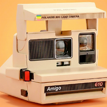33 Jahre Peter Rölli Werbe GmbH, Saanen: Kennst du das noch? - Kennst du das noch? Die Polaroidkamera aus analogen Zeiten.    FOTO: ZVG