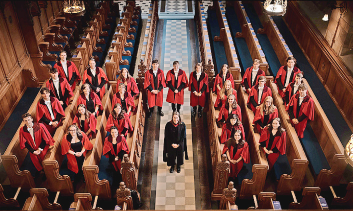 Der St Salvator’s Chapel Choir gastiert am Donnerstag, 4. Juni, in Château-d’Oex.   FOTO: ZVG