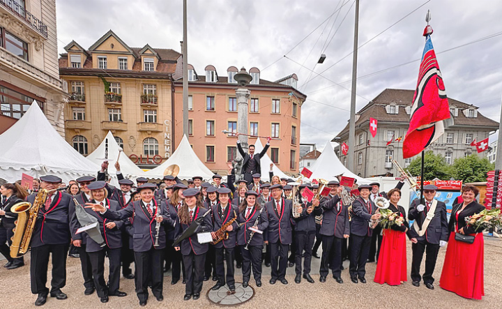 Morgen Samstag lädt die Musikgesellschaft Gstaad zum Platzkonzert auf dem Kapälliplatz ein.   FOTO: ZVG