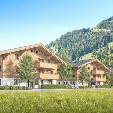 Nächste Hürde geschafft - Aus der Vision wird Schritt für Schritt ein Projekt: Für die Überbauung Ebnitmatte sind nun Förderdarlehen von fast drei Millionen Franken zugesichert.   VISUAL: REICHENBACH ARCHITEKTEN, SAANEN