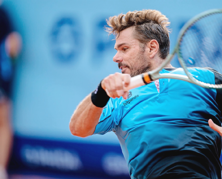 Stan Wawrinka feiert in Gstaad den Abschied als Tennisprofi.    FOTO: ZVG