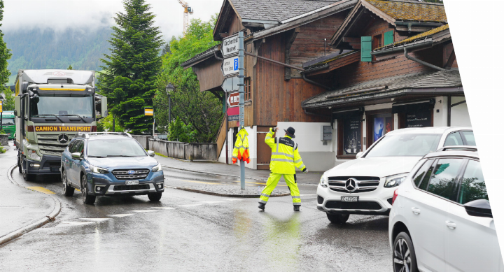 Am Dubikreisel treffen die drei Verkehrsachsen zusammen.   FOTO: MAXIME VÖGELE