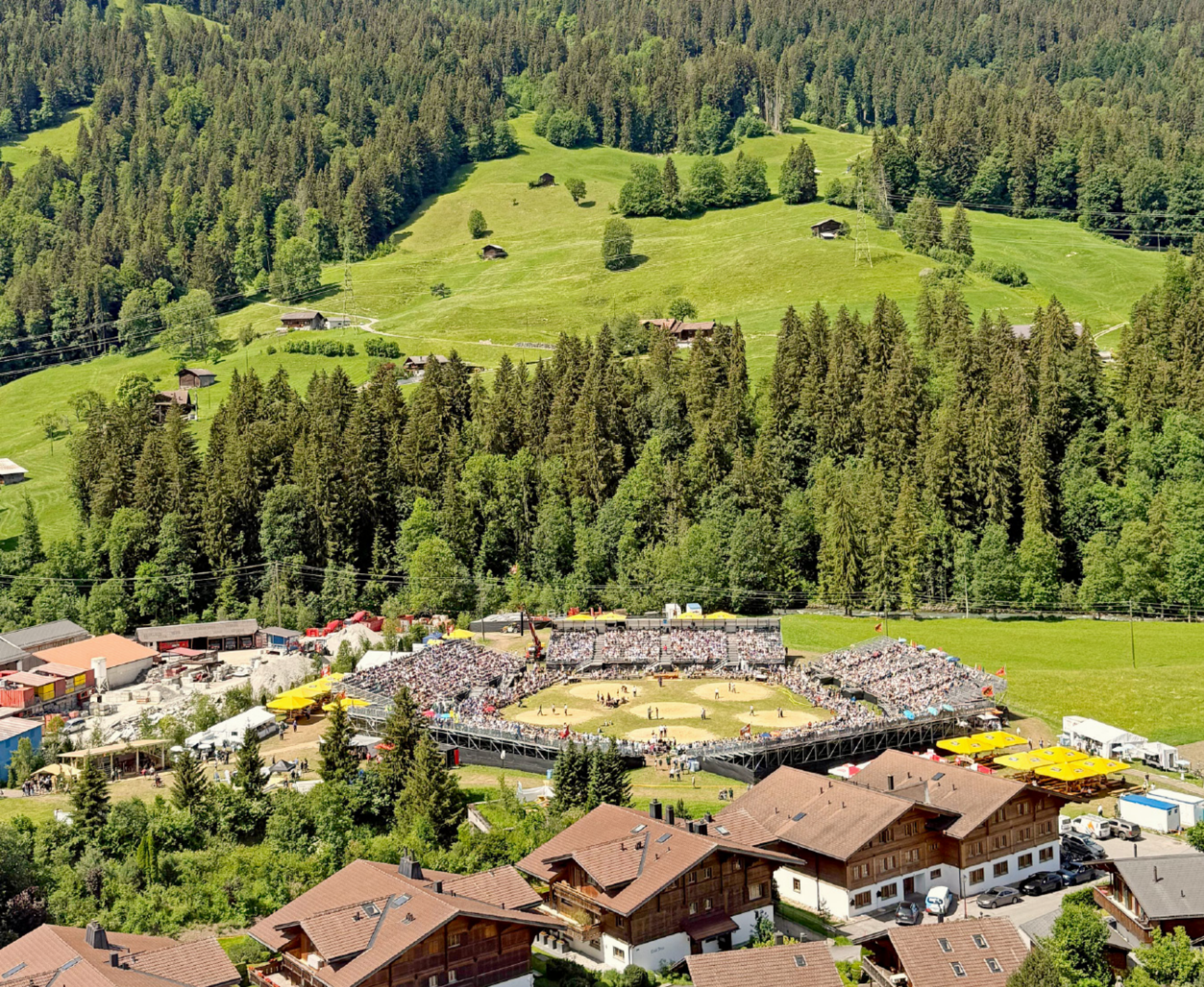 Gstaad im Zeichen des Schwingsports - Das Bild wird blockiert. – Möglicherweise durch einen aktiven Adblocker.