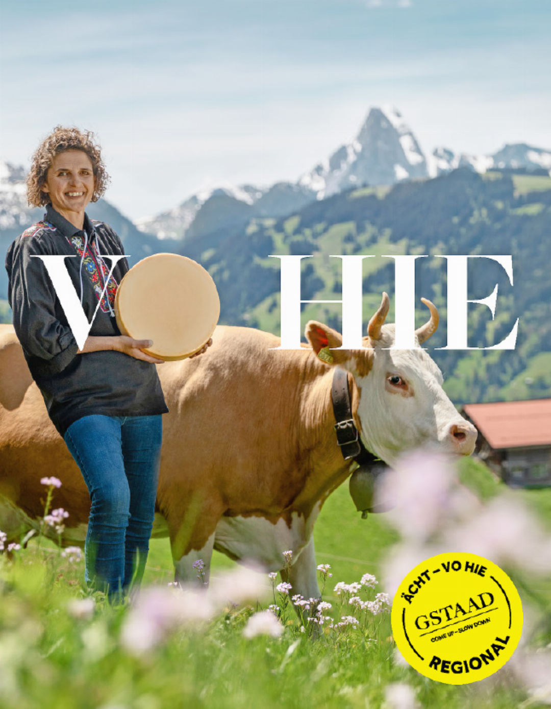 Ursula Michel als Fotomodell und ihr Käse als «O» im Claim.«Irgendjemand musste ja den Kopf hinhalten», sagt sie lachend über ihre Rolle als eines der Gesichter der Kampagne. FOTO: GST Ursula Michel als Fotomodell und ihr Käse als «O» im Claim.«Irgendjemand musste ja den Kopf hinhalten», sagt sie lachend über ihre Rolle als eines der Gesichter der Kampagne. FOTO: GST