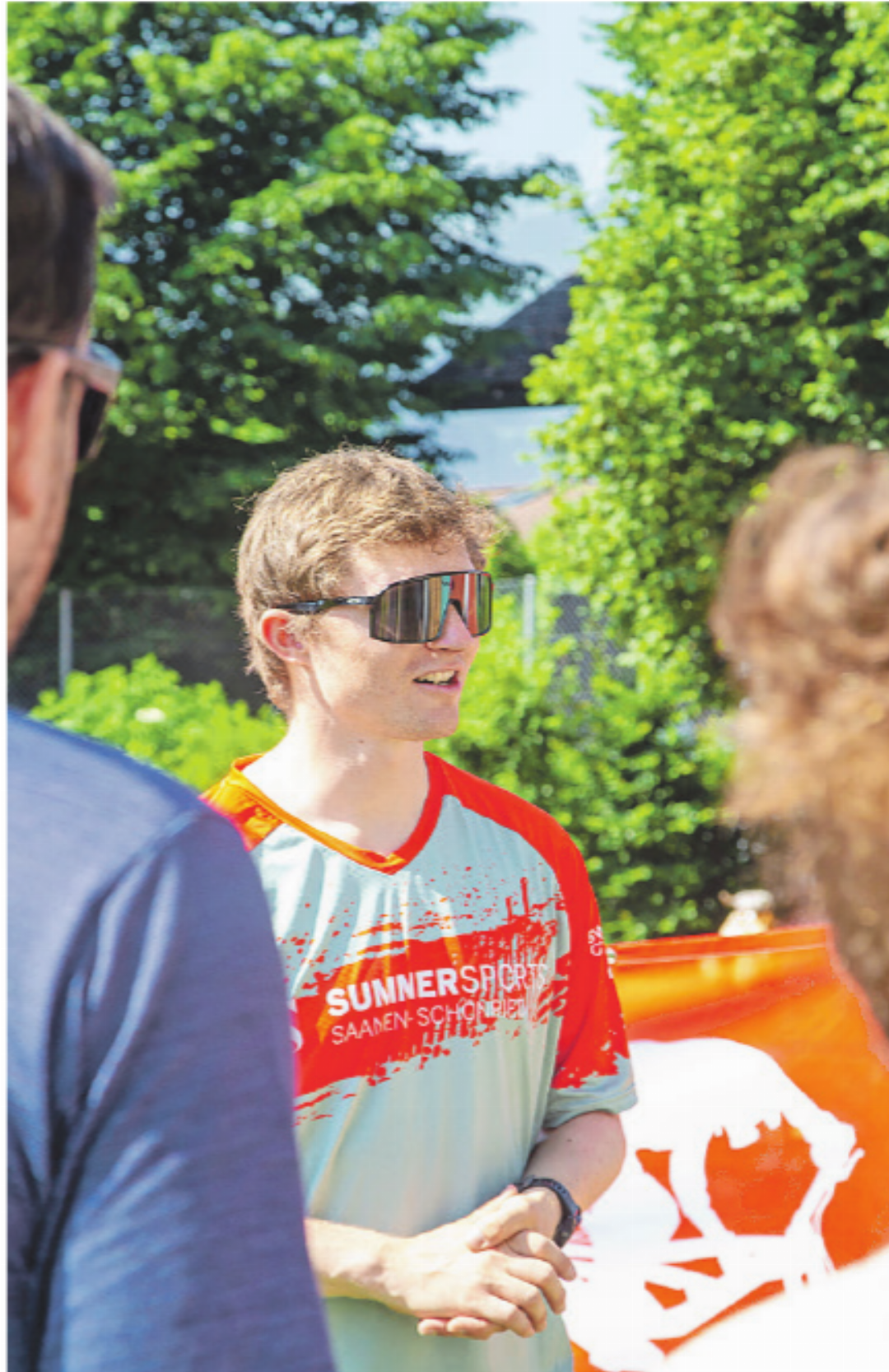Fabrice Thormann, Leiter der Schneesportschule Saanen-Schönried, bei der Präsentation des neuen Bike-Lernparks. Fabrice Thormann, Leiter der Schneesportschule Saanen-Schönried, bei der Präsentation des neuen Bike-Lernparks.