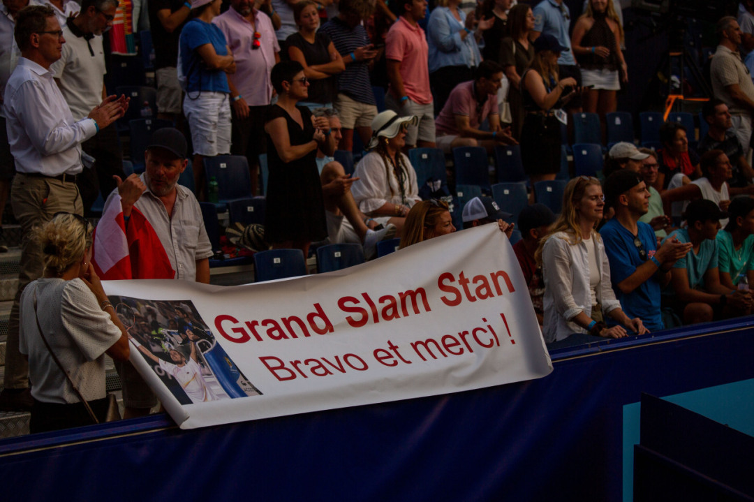 Im Anschluss des Spiels wird Stan Wawrinka in der Roy Emerson Arena geehrt und verabschiedet. Im Anschluss des Spiels wird Stan Wawrinka in der Roy Emerson Arena geehrt und verabschiedet.