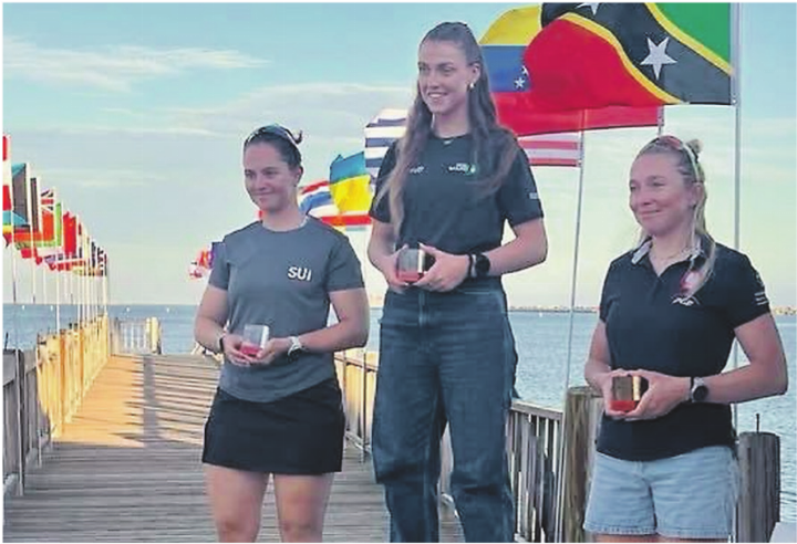 Anja von Allmen (links) erreichte den zweiten Platz bei den ILCA 6 North American Championships 2026.
FOTO: ZVG Anja von Allmen (links) erreichte den zweiten Platz bei den ILCA 6 North American Championships 2026.
FOTO: ZVG