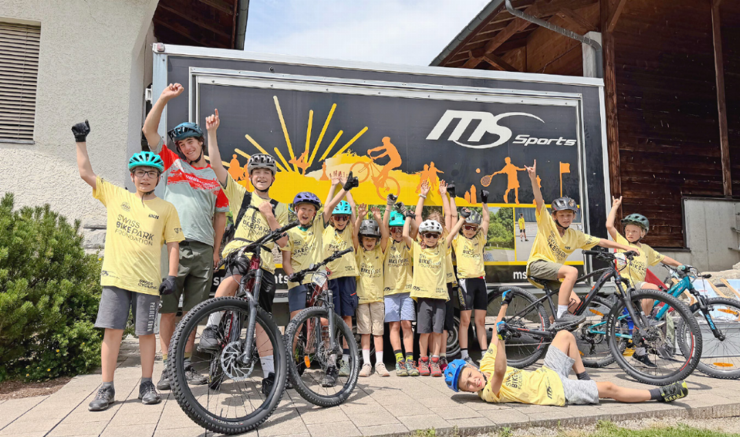 Hatten eine Menge Spass: die Teilnehmenden des MS Sports Bike Camps Saanen 2026. FOTOS: ZVG Hatten eine Menge Spass: die Teilnehmenden des MS Sports Bike Camps Saanen 2026. FOTOS: ZVG