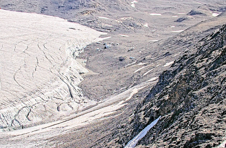 Der Gletschersee auf der Plaine Morte ist selbstständig abgeflossen.    FOTO: ZVG