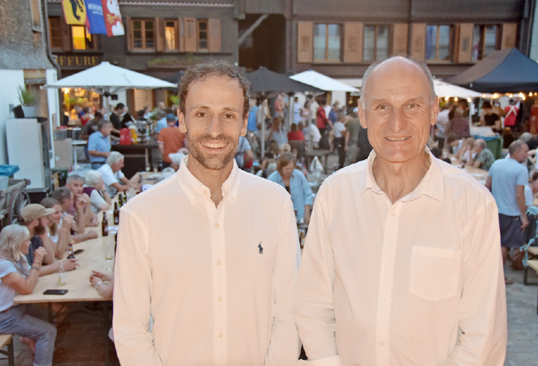 Michel Zysset führte durch den Abend, Philippe Marmet hielt die Festrede. Michel Zysset führte durch den Abend, Philippe Marmet hielt die Festrede.