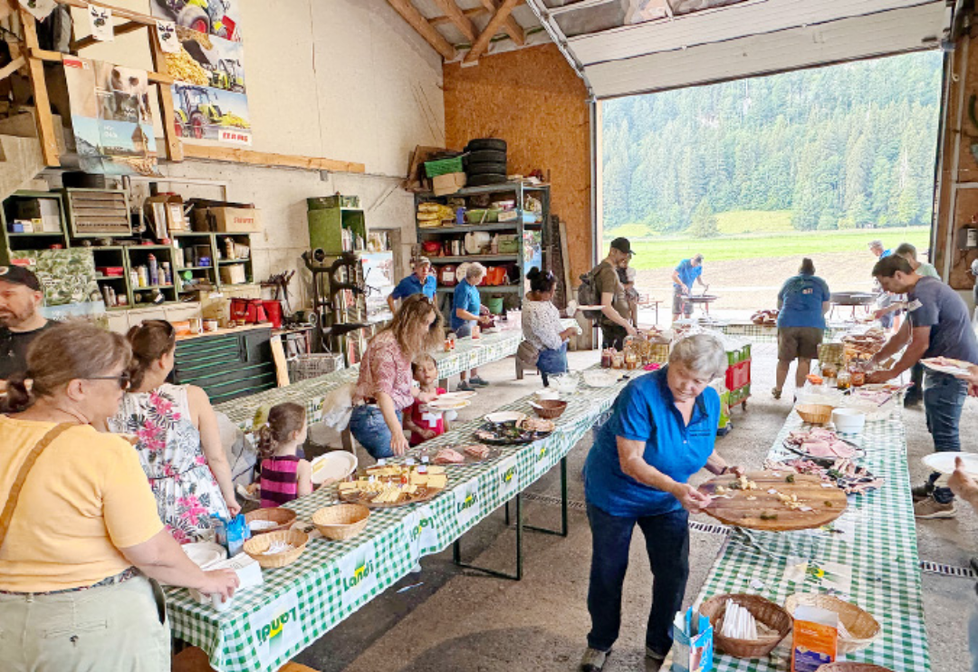 Das reichhaltige Buffet. Das reichhaltige Buffet.