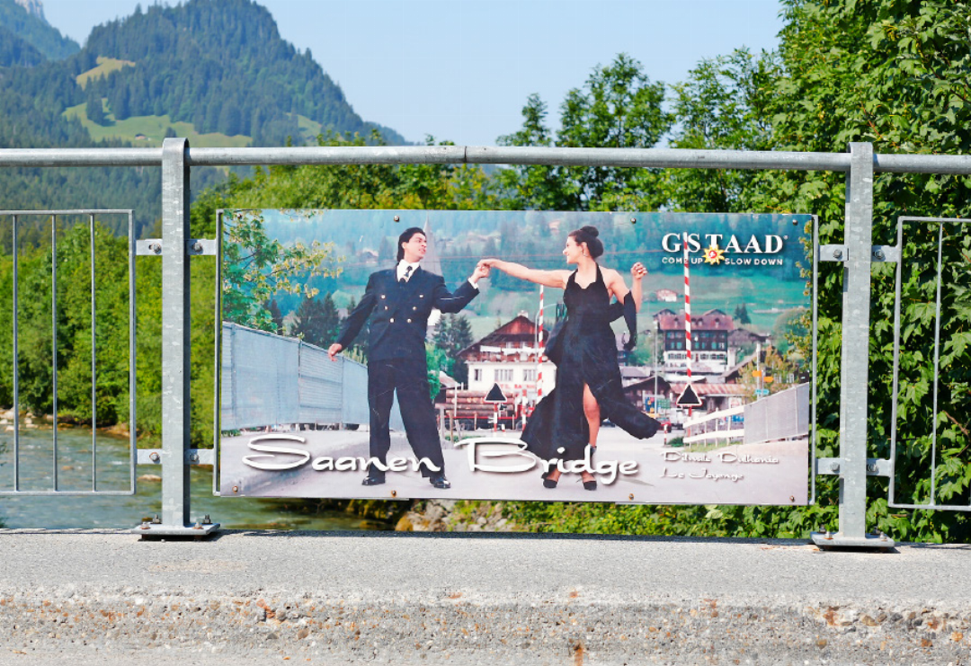 Die Saanen Brücke ist ein beliebtes Fotosujet. Die Saanen Brücke ist ein beliebtes Fotosujet.