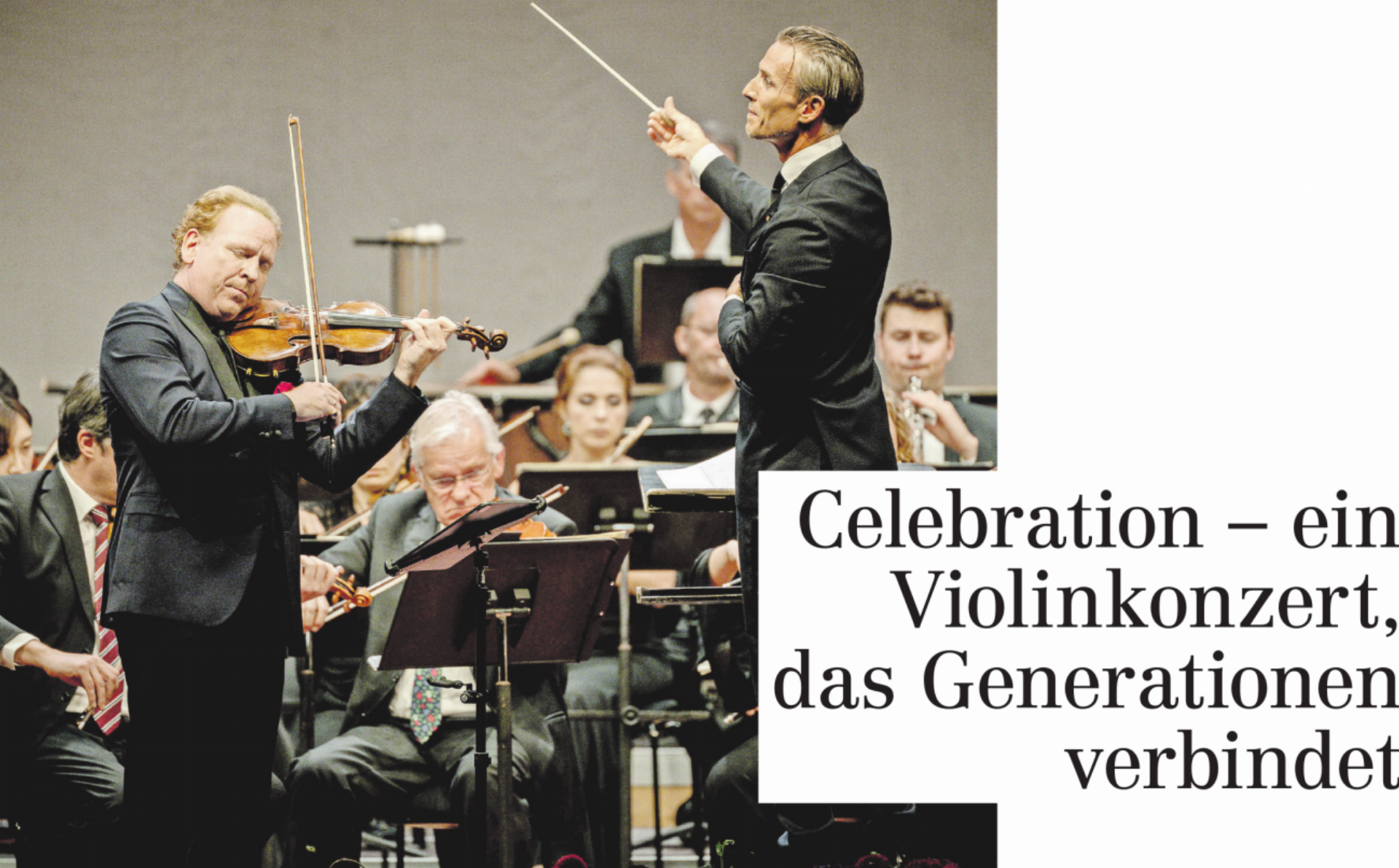 Celebration – ein Violinkonzert, das Generationen verbindet - Das Bild wird blockiert. – Möglicherweise durch einen aktiven Adblocker.