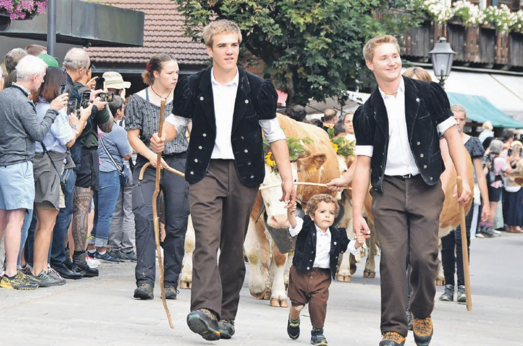 Keiner zu klein, dabeizusein. Die Züglete von Familie Paul Allenbach. FOTOS: ANITA MOSER Keiner zu klein, dabeizusein. Die Züglete von Familie Paul Allenbach. FOTOS: ANITA MOSER
