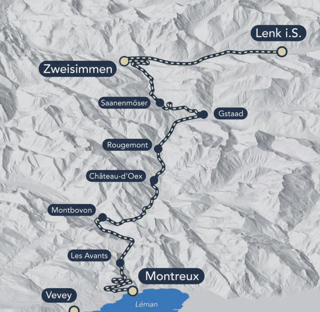 Die geplanten Kreuzungsstellen Planchamp und Wäflereweid auf der MOB-Strecke zwischen Montreux und Zweisimmen.
QUELLE: MOB Die geplanten Kreuzungsstellen Planchamp und Wäflereweid auf der MOB-Strecke zwischen Montreux und Zweisimmen.
QUELLE: MOB