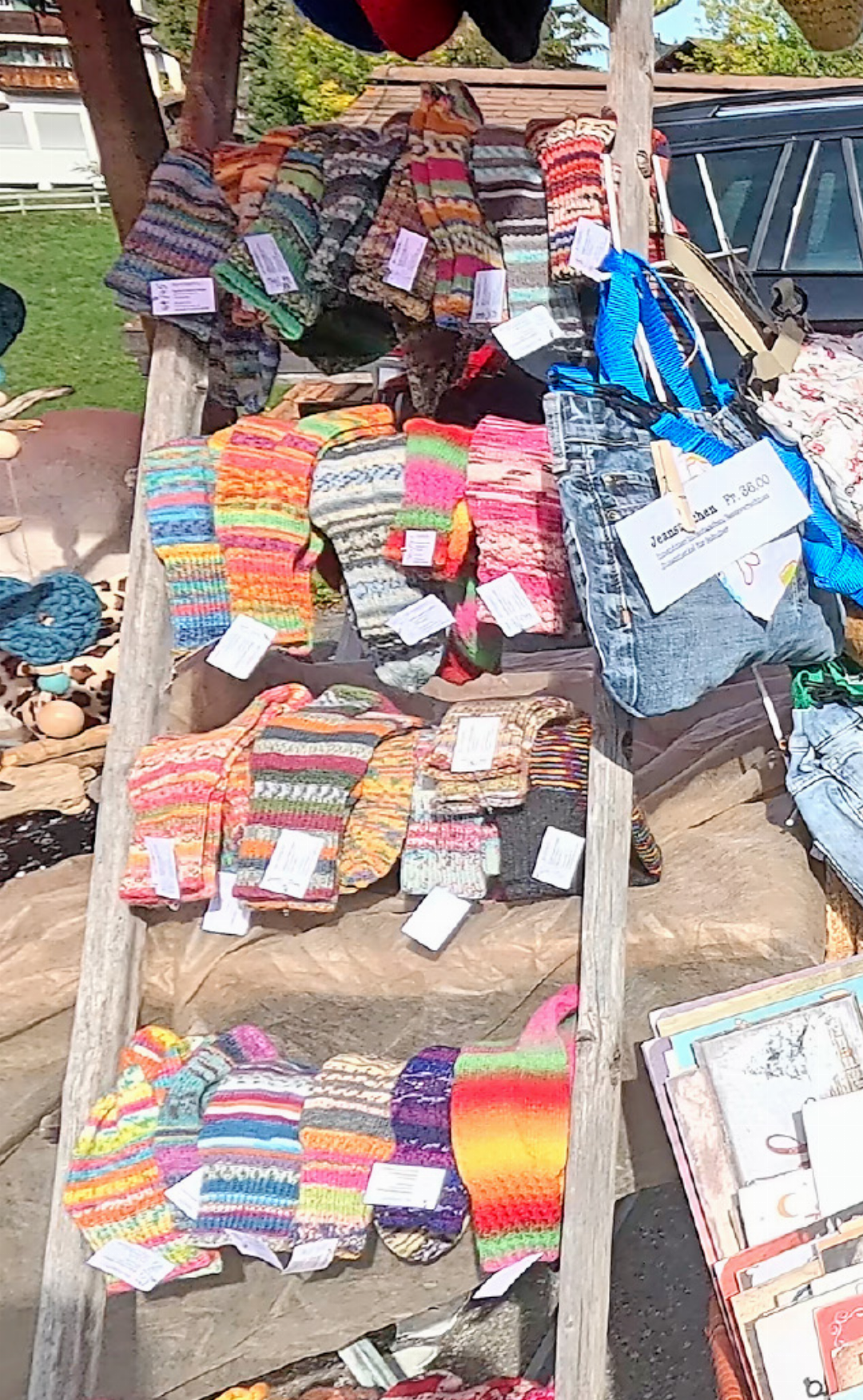 Gestrickte Socken: Die kalte Jahreszeit kann kommen. Gestrickte Socken: Die kalte Jahreszeit kann kommen.