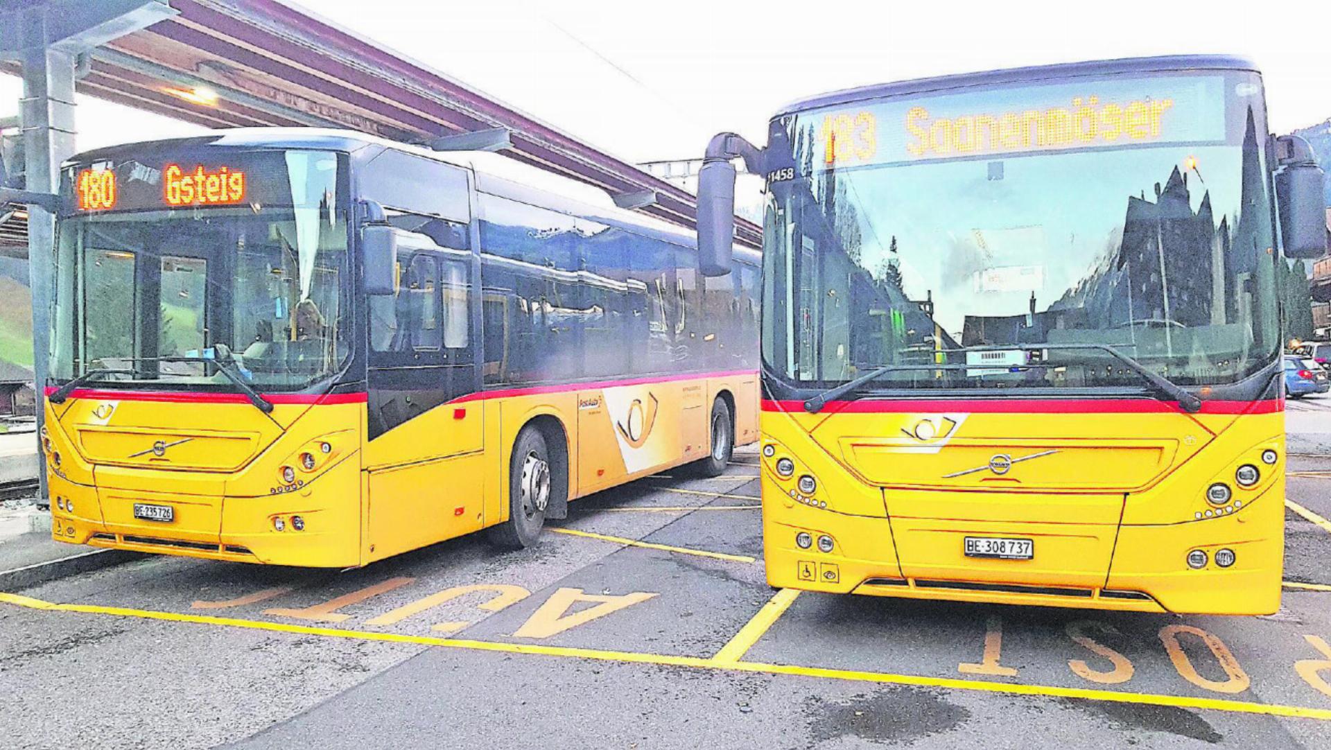 Trotz prekärer Situation rollen die Busse noch im Saanenland